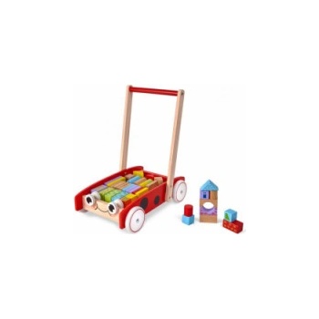 EcoToys dřevěné s kostkami barevné