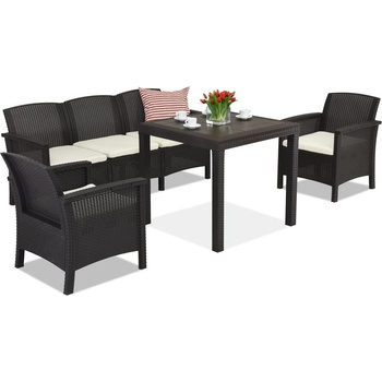 BICA Комплект от техно ратан Venezia Dallas Apetito 5 Bica кафяв (BCDVEN3BR)