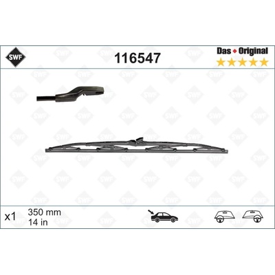 SWF Das Rear 350 mm 116547