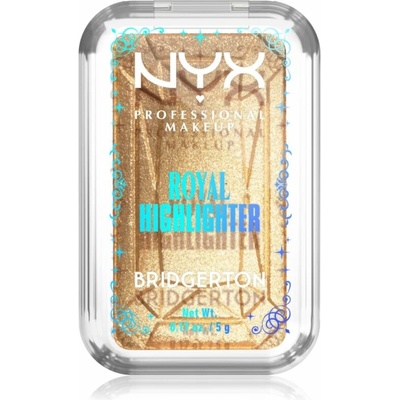 NYX Professional Makeup Bridgerton Royal Highlighter rozjasňovač 02 Light Gold 5 g
