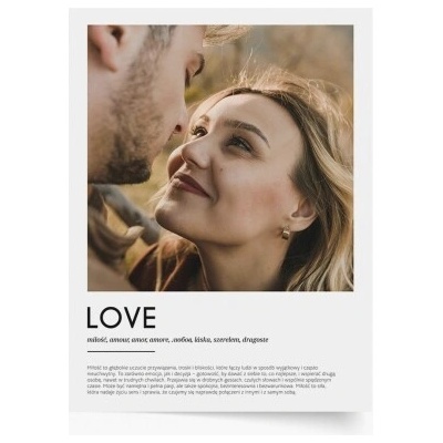 Plagát Definition of love 40x50 - 99121