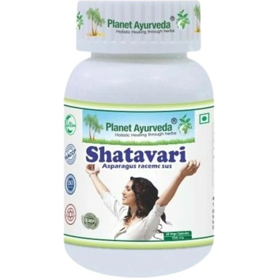 Planet Ayurveda Shatavari extrakt 4:1 500 mg 60 kapslí