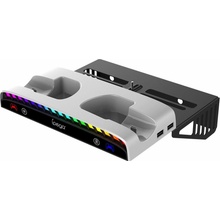 iPega P5S011 Stojan na Stěnu PS5 Slim s Dual Charger Dock pro DualSense