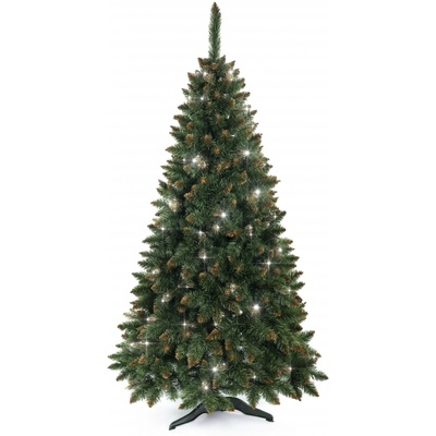 AGA MR3212 Vianočný stromček Borovica 180 cm - Crystal zlatá