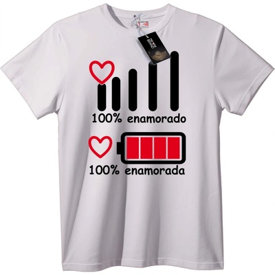 NOONEBRAND Тениска 100% влюбени - 7XL, Black
