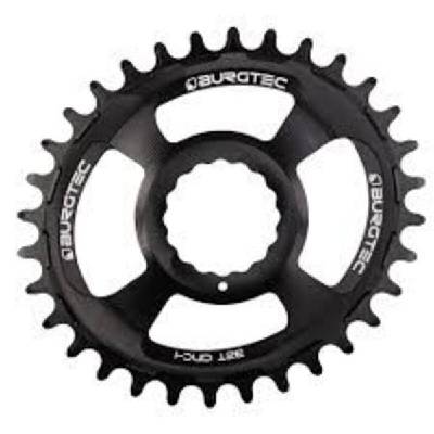 Плоча Race BURGTEC Oval Cinch Thick Thin 32T (черен)