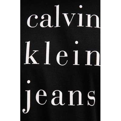 Calvin Klein Jeans Памучна тениска Calvin Klein Jeans в черно LV047B827G (LV047B827G)