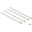 Delock Кабелни връзки от неръждаема стомана 150 x 4, 6 mm (H x W), 20 броя