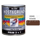 HOSTAGRUND PRIM 3v1 farba na kov Pololesk S2177 0240 hnedá 0,6l