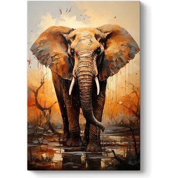TopMebel " Elephant Story" TopMebel картина на платно дигитален печат 60x90x3cm
