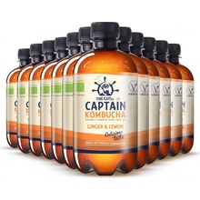 Captain kombucha Ginger and Lemon 12 x 400 ml