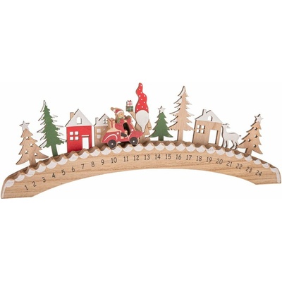 Dakls adventní dekorace barevná