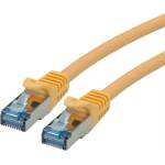 Roline Patch кабел S/FTP CAT6a, LSOH, 15m, жълт 21.15. 2828-30 (21.15.2828-30)