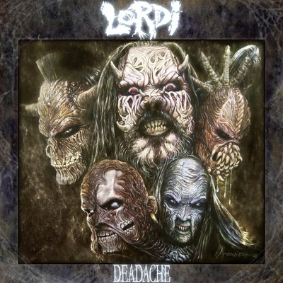 Lordi - Deadache - Coloured Silver & Black Marbled LP