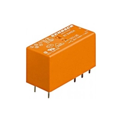 Relé Schrack RT424524 2P 8A 24V AC do plošných spojů