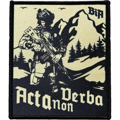 Nášivka Brothers in Arms Acta Non Verba Patch - Black