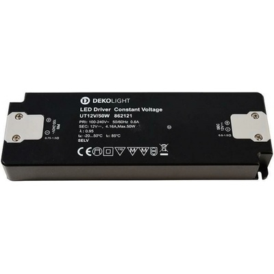 Dekolight Deko-Light napájení FLAT, UT12V/50W konstantní napětí 0-416 mA IP20 12V DC 50,00 W 862121