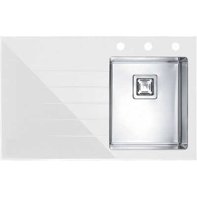 Alveus Crystalix 10 biele sklo