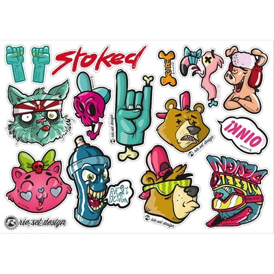 Riesel Design samolepky toons