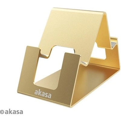 AKASA stojan Aries Pico, hliníkový stojan pro mobil a tablet, zlaté – Sleviste.cz