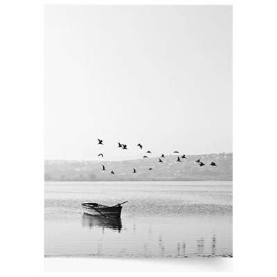 Plagát Čierna a biela: Loď 21x30 - 100547