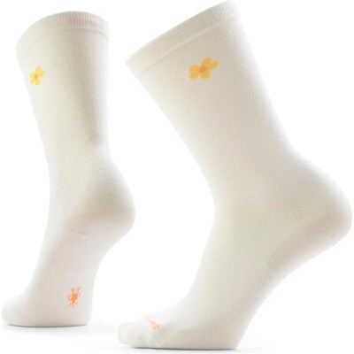 Smartwool Дамски спортни чорапи Smartwool Women's Everyday Groovy Bloom Crew Sports socks - Natural - размер 42-45 (EU) (207-1273-0113)