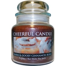 Cheerful Candle Warm & Gooey Cinnamon Buns 454 g