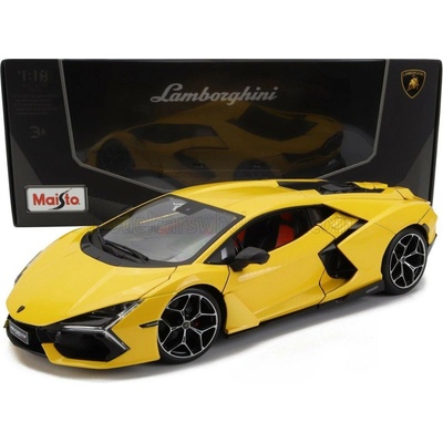 MAISTO Maisto LAMBORGHINI REVUELTO HYBRID 2023 EXCLUSIVE CARMODEL GIALLO INTI YELLOW 31463-06487-YEL 1:18