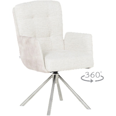 Carmen Трапезен стол keila - крем (3532270_1)