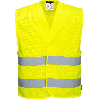 Portwest hi-vis c374 / Светлоотразителна мрежеста жилетка - hv жълта s/m (c374yers/m)