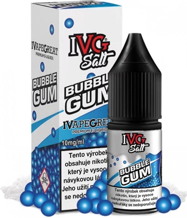 IVG E-Liquids Salt Bubblegum 10 ml 10 mg od 129 K - Heureka.cz