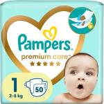 Pampers Памперси за новородено Pampers Premium Care 1 VP (2-5кг. ) - 50 броя
