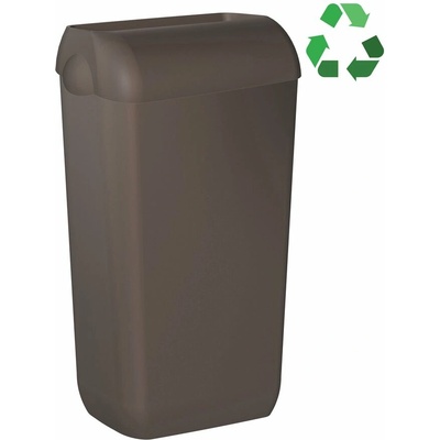 Marplast Ecolored nástenný odpadkový kôš s vekom 23 l, ABS, hnedá A74020DB