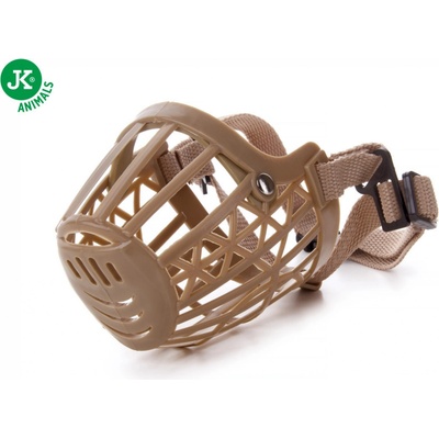 JK ANIMALS náhubok plast s nylonovým zapínáním č. 4