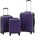 vidaXL 91877 3 pcs purple