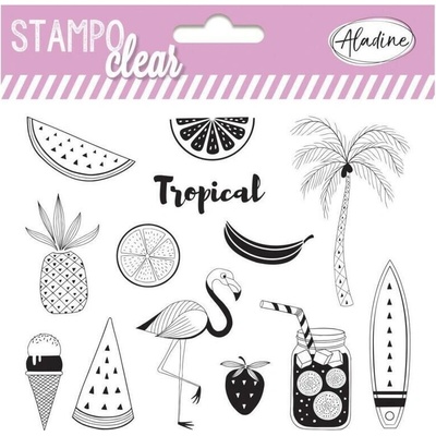 StampoClear Gelová razítka Tropical