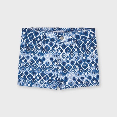 Mayoral Къс панталон от туил с щампи за момиче Майорал