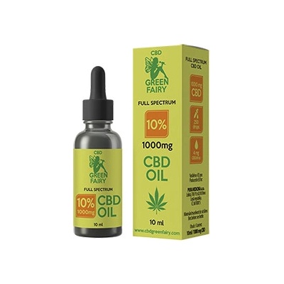 Green Fairy CBD olej full spectrum 10% 1000 mg 10 ml