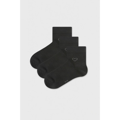 Lonka 3 pack dámskych ponožiek Filiona čierna