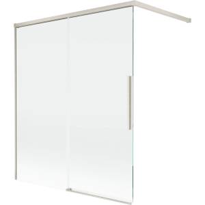 Mexen Rox душ параван с плъзгащи се 2 крила 140 x 150 cm, прозрачен, матиран никел - 8C9-140-003-97-00 (8C9-140-003-97-00)
