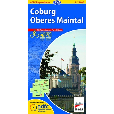 Coburg / Oberes Maintal GPS wp cycling map