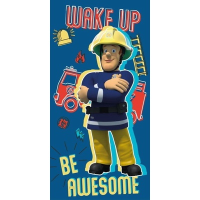 Faro osuška Požiarnik Sam Wake up 70 x 140 cm
