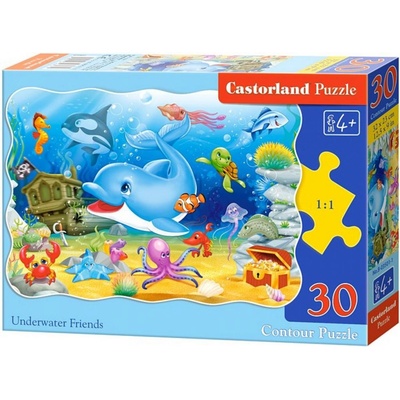 Castorland Mořští kamarádi 30 dílků
