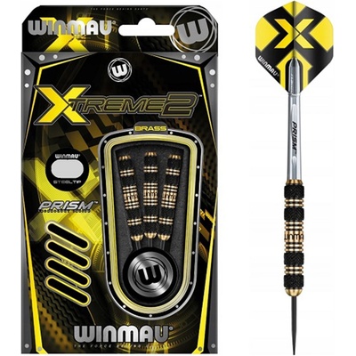 Winmau Xterme2 Brass Darts - Black/Yellow
