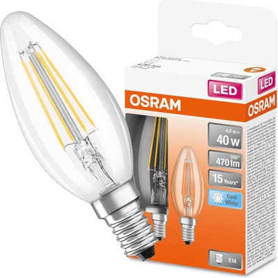 Osram SADA 2x LED Žiarovka FILAMENT B35 E14/4W/230V 4000K Osram P225659