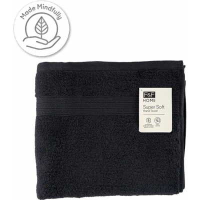 F&F Home black Supersoft uterák 50 x 90 cm