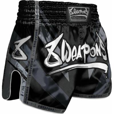 8 Weapons Muay Thai šortky Shift čierne