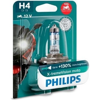 Philips X-treme Vision Moto 12342XVBW H4 P43t-38 12V 60/55W