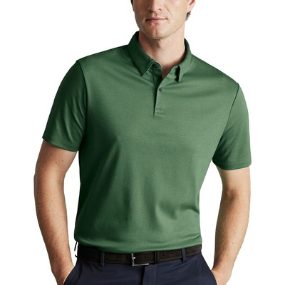 Charles Tyrwhitt Smart Jersey polo Green
