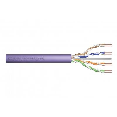 CAT 6 U-UTP installation cable, 250 MHz B2ca (LSZH-1), AWG 23/1, 500 m drum, sx, purple (DK-1616-VH-5)